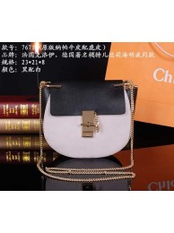 Top 2015 chloe handbag 7671 black&white JH08978xs20
