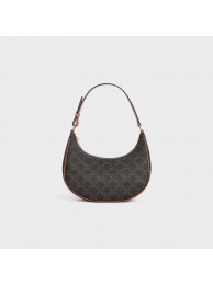 Top CELINE AVA BAG IN TRIOMPHE CANVAS CL93953 TAN JH05827Tj43