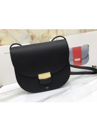 Top Celine Compact Trotteur Shoulder Bag 1269 black JH06241RL31