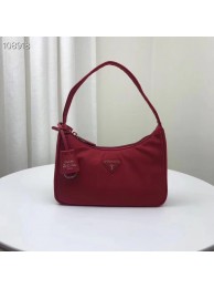 Top Imitation Prada Nylon tote bag 1NE515 red JH05178EE80
